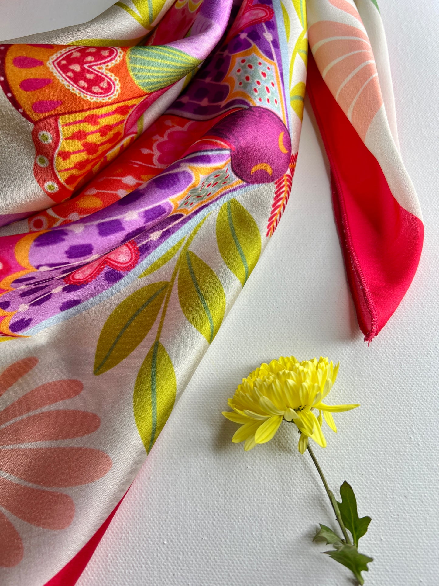 Moth Symphony Satin Scarf