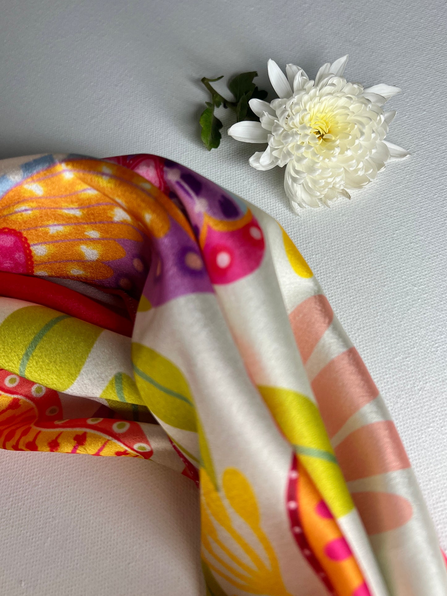 Moth Symphony Satin Scarf