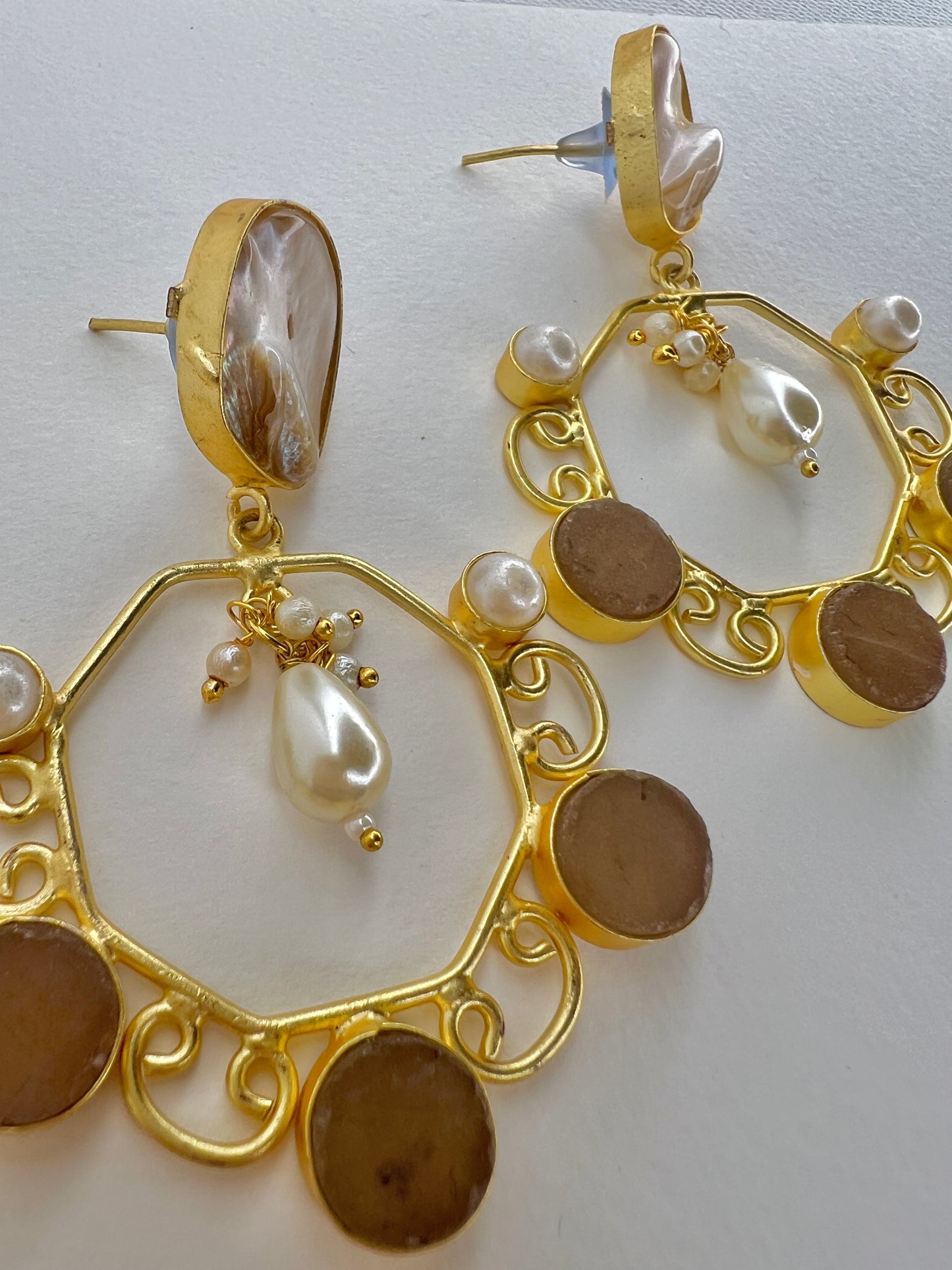 Opulent Moonlight Earrings