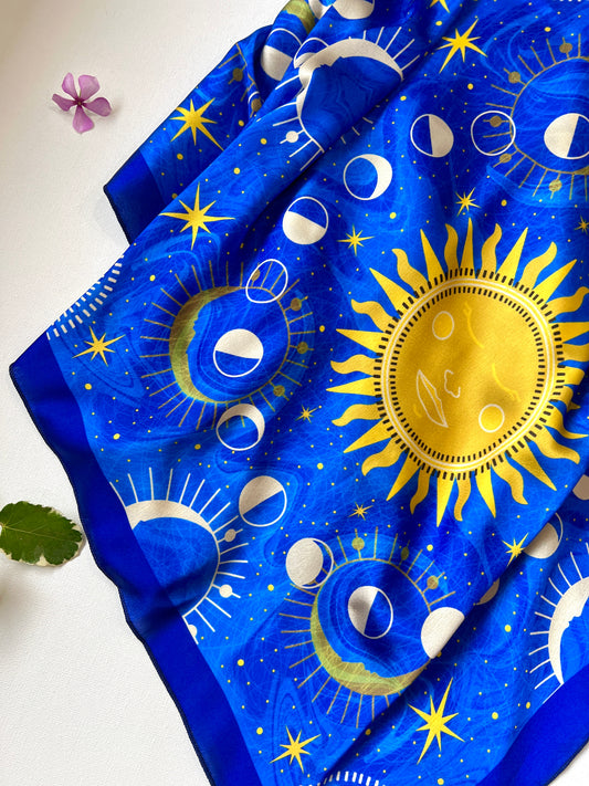 Celestials Blue Scarf