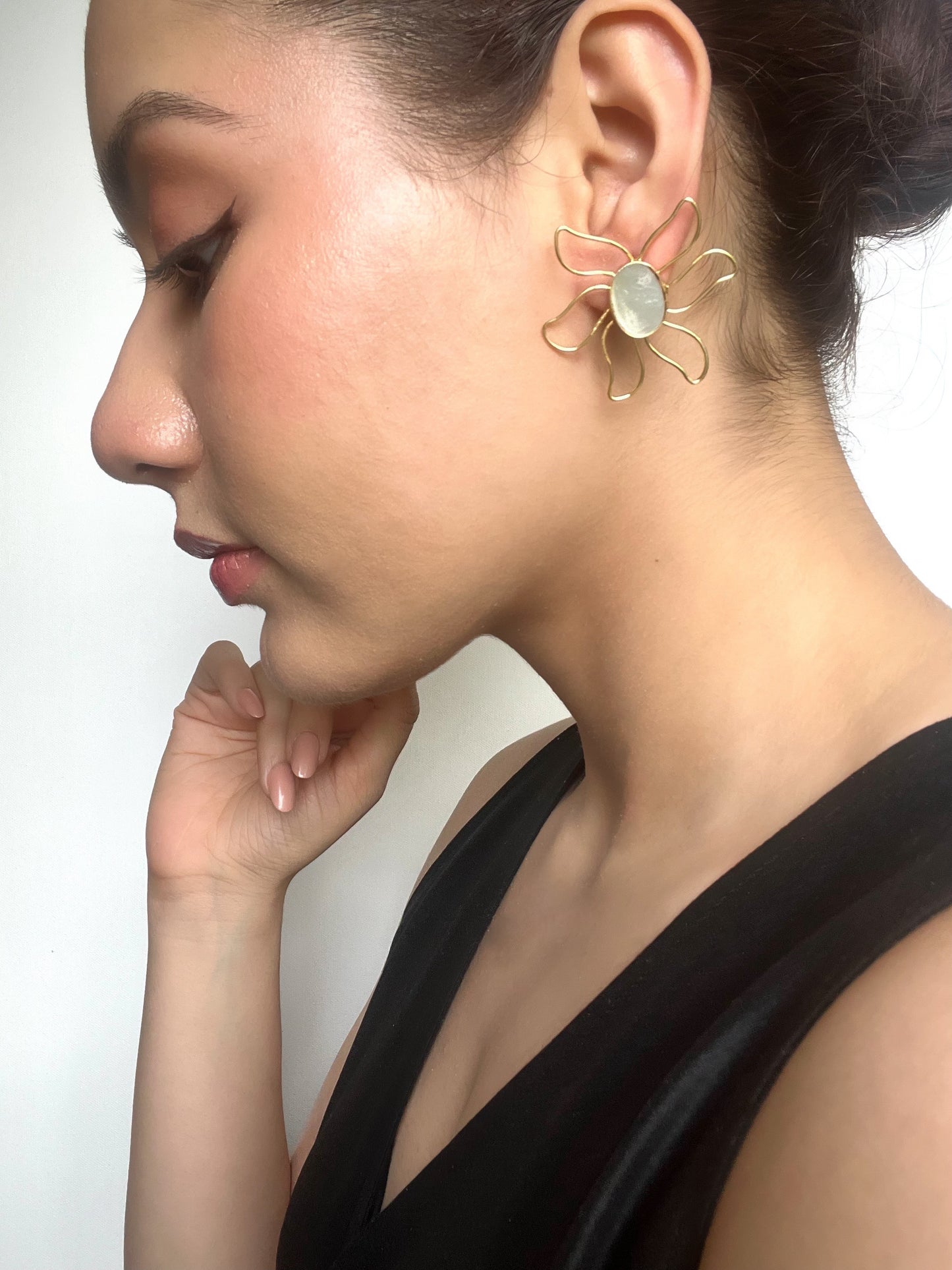 Floral Luminance Earrings