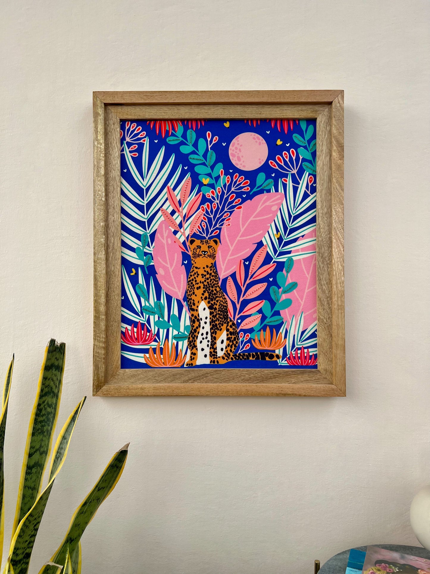 Cheetah Oasis Wall Art