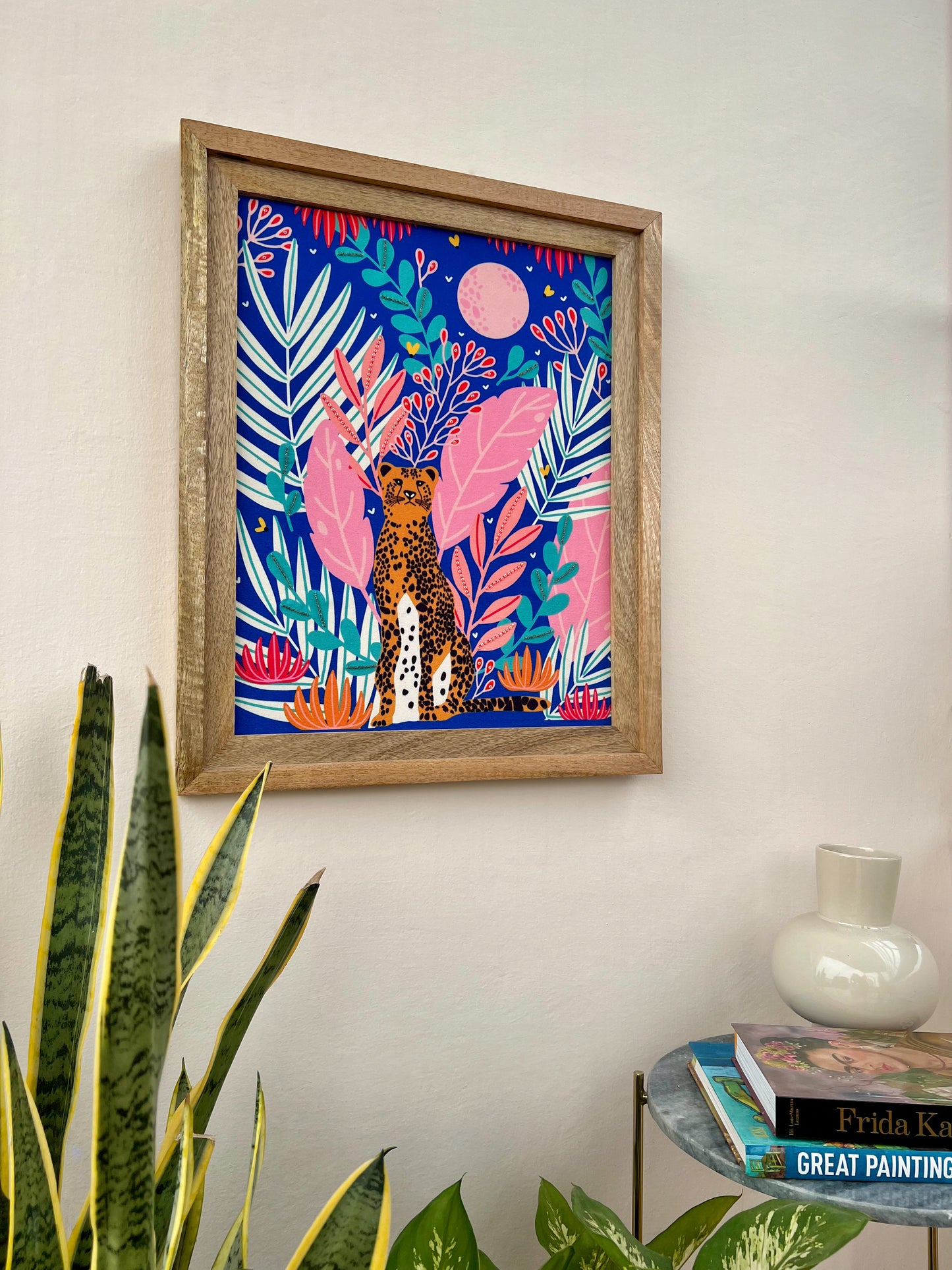 Cheetah Oasis Wall Art