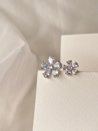 Crystal Blossom Open Ring