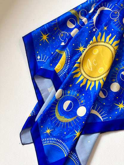 Celestials Blue Scarf
