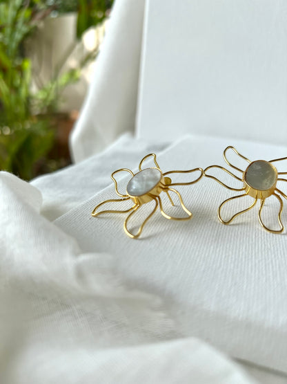 Floral Luminance Earrings