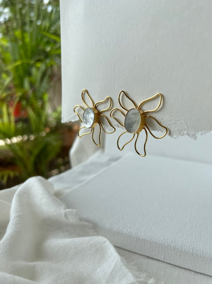 Floral Luminance Earrings