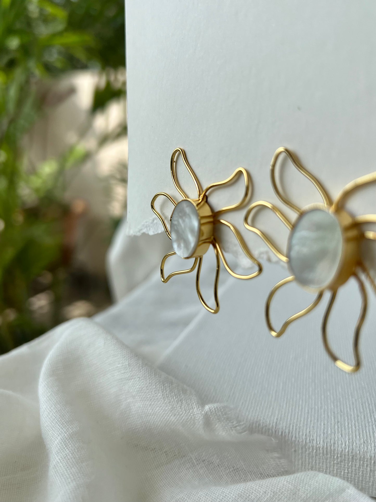 Floral Luminance Earrings